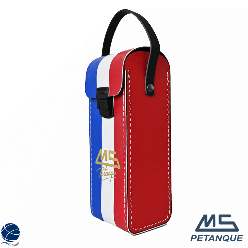 Sacoche Pétanque Mygoodprice - Housse 3 Boules + Cochonnet, Motif Corse, 23x9x6 Cm