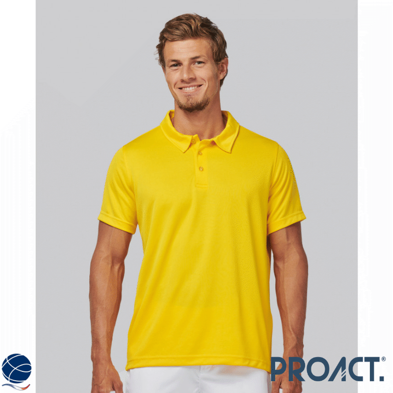 Polo sport manches courtes Homme - Proact – Univers pétanque