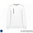Sweatshirt poche zippée contrastée unisexe - Kariban